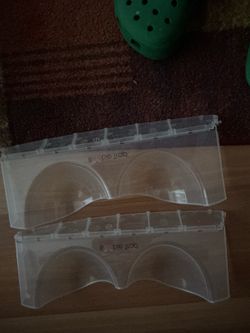 Two bra plastic holder