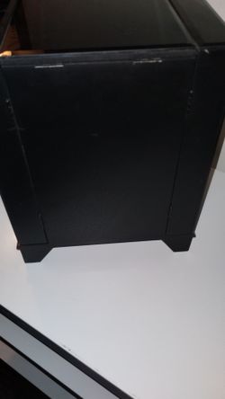 Black glass jewelry box