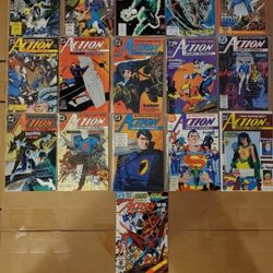 Action COMICS HUGE DC COMIC BOOK MIXED LOT OF 16 Books