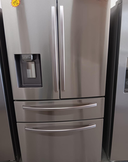 Samsung 4‑Door French Door Fridge – Stainless, Water & Ice