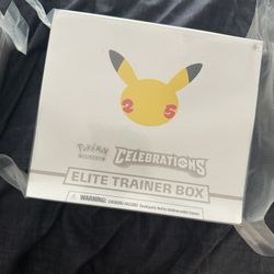 Pokémon Celebrations ETB Sealed With Promo Card 