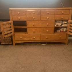Wooden chest of drawers all wood