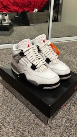 Jordan 4 white cement
