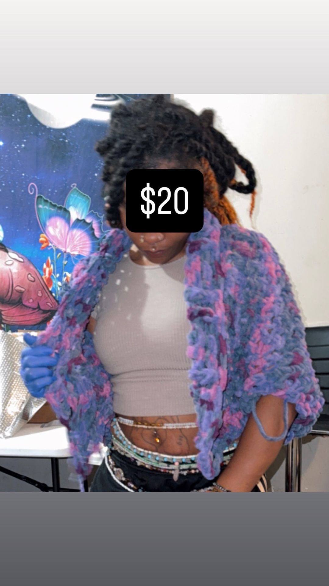 Crochet sweater