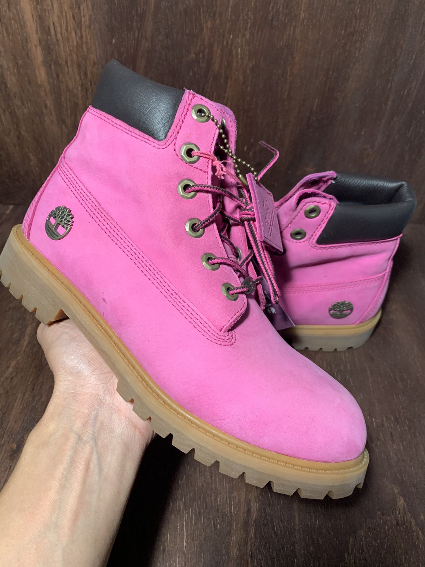 Breast‎ Cancer Awareness Timberland Boots Men\'s 7 Timberland Boots Special Edition Breast cancer awareness for  main image 2