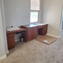 Cabinet Desk Built In, Already Disassembled 
