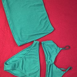 Good American Bathing Suit With Skirt 