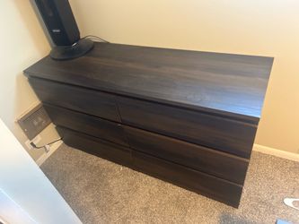 IKEA dresser, headboard, desk, bed frame