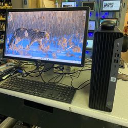 HP -Excellent - EliteDesk 800 G6 SFF DESKTOP  COMPUTER  Core i5-10500 3.3GHz,  32GB RAM 1TB SSD Windows 11 Pro