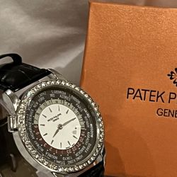 Brand New , Leather Bracelet 39mm Custom Dial