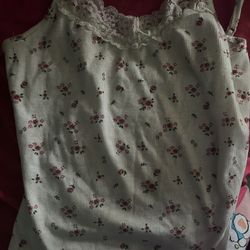 Flower Tank Top / Size: Xs Small