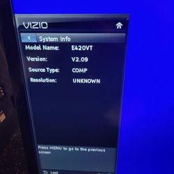 Vizio TV 