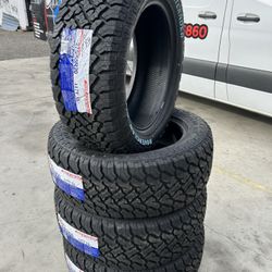 BRAND NEW SET OF ALL TERRAIN TIRES 275/55r20 275/55/20