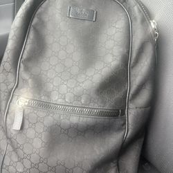 All Black Gucci Bookbag For Sale! 