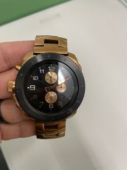 Vestal Chronograph Watch Gold and Black