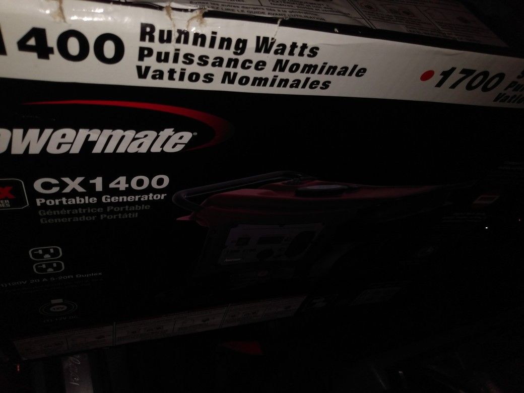 Generator Powermate CX1400 BRAND NEW