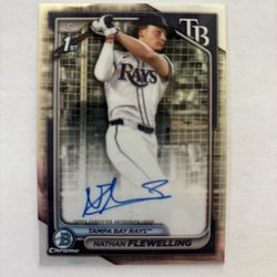 2024 Bowman Chrome 1st AUTO Nathan Flewelling 