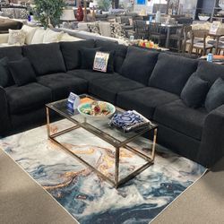 Ideal Black Sectional🧡🤩 $1699