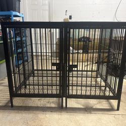 DOUBLE DOG CAGE 52” (HEAVY DUTY) We Have Two! 