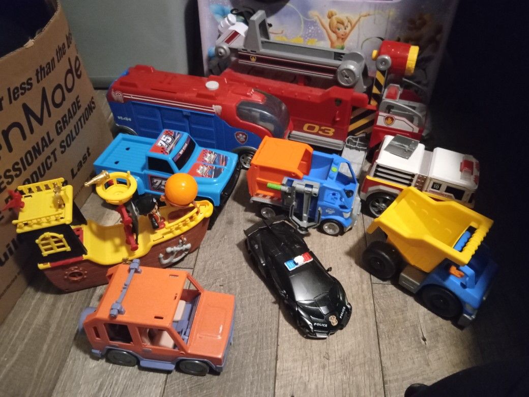 Boys Toys Trucks Transformer Pirate Ship