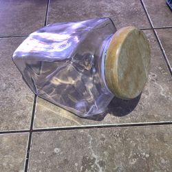 Glass Cookie Jar