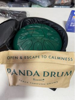 Pandadrum Handcrafted Steel Tongue Drum Plus 11”