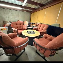 OW Lee Rocking Chairs and for pit