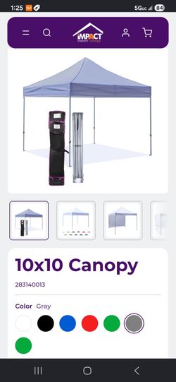 CoCanopy 10 X 10 Extra Strong Grey Color Brand New in the Box ..