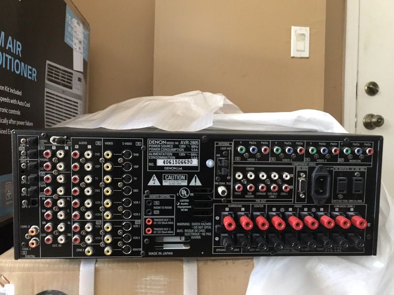 Denon AVR487 Specs Denon Audio/video Surround Power