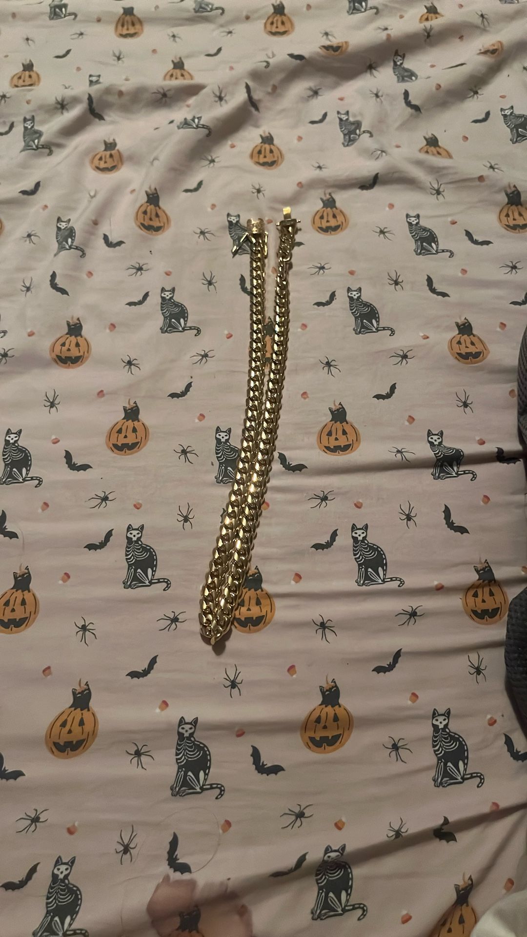 14k Gold Filled Stainless Steel Anti Tarnish Cuban Chain Link 22 Inches