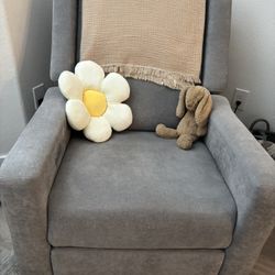 Soft Grey Power Recliner 