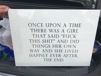 Wall sign