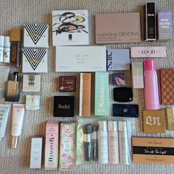 Makeup BUNDLE LOT 35 New & Open Box Too Faced Lancome Benefit $800 Value