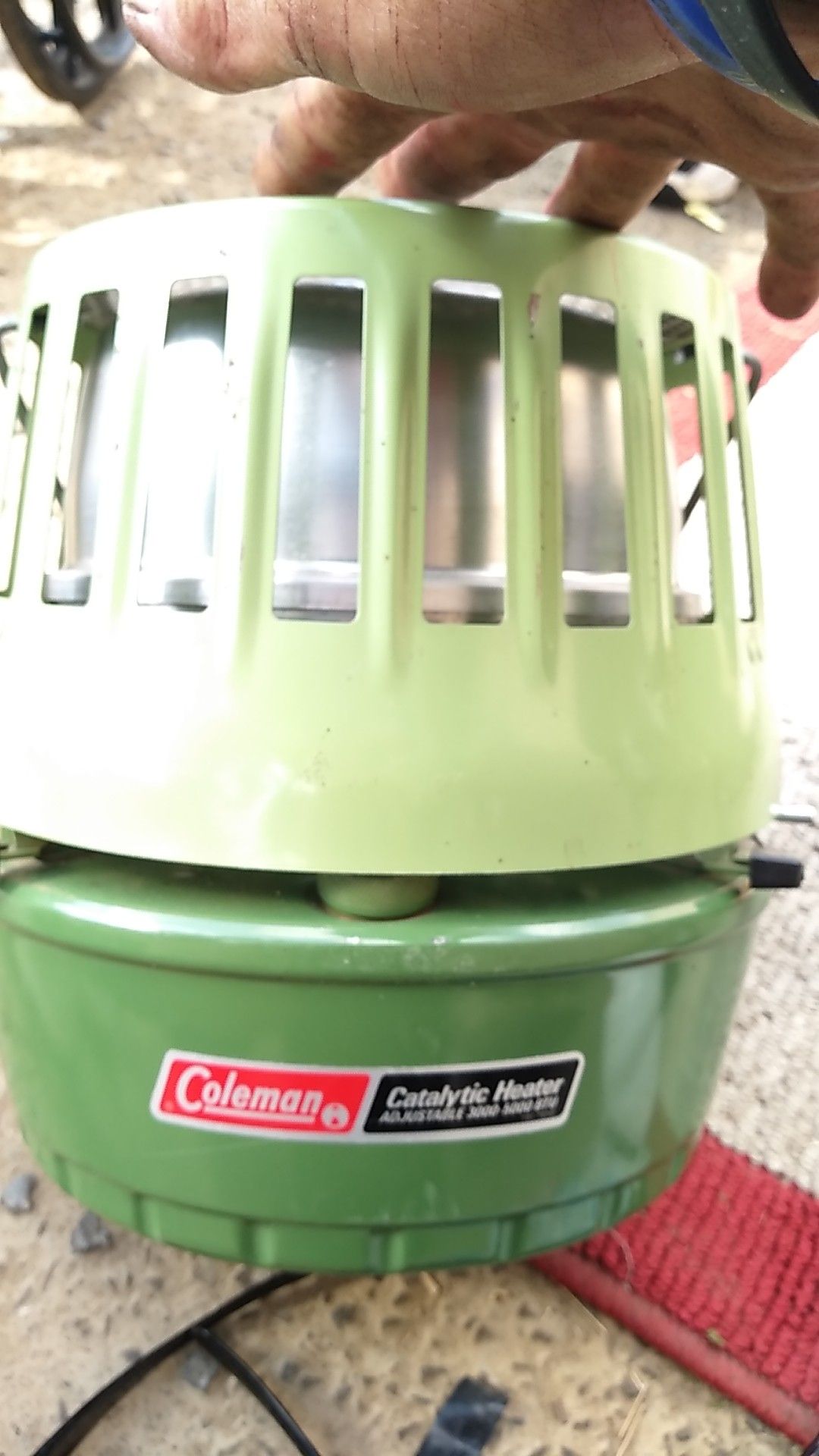 Coleman gas heater