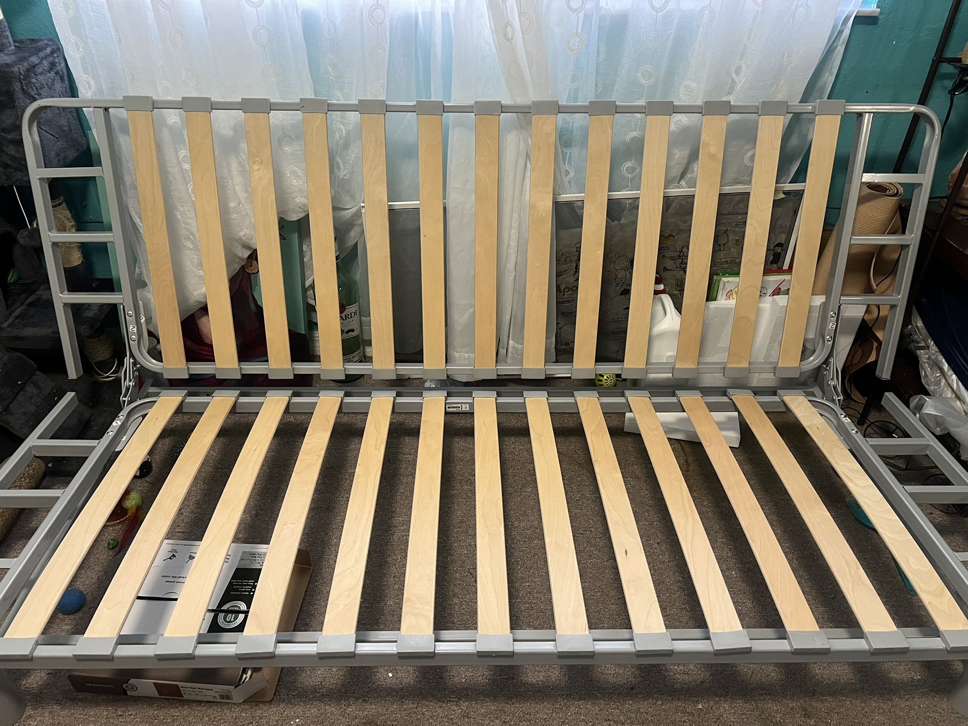 🛏️ IKEA Futon Bed Frame – Gently Used, Great Condition!