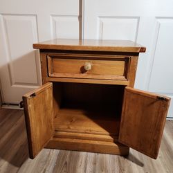 Wood nightstand or end table