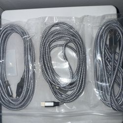3 Pack Charging Cable  For iPhone 14 13 12 X XR 8 7 6 5 Plus Charger