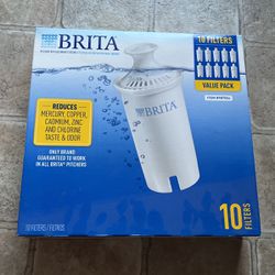 Brita 0(contact info removed)6 987554 Pitcher Replacement Filters, Pack of 10, 10 Count (Pack of 1), White
