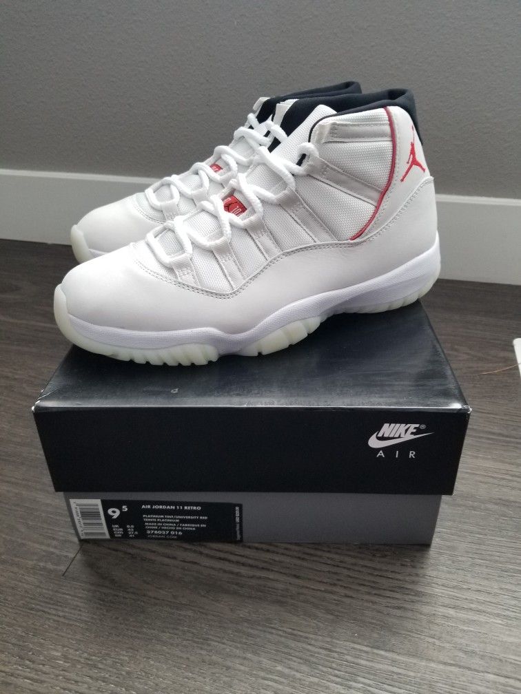 Jordan 11 Retro "Platinum Tint", Jordan's 11, Jordan Platinum  Tint, Platinum Tint, Jordan's,  Jordan, Mens Jordan's, Size 9.5 Mens
