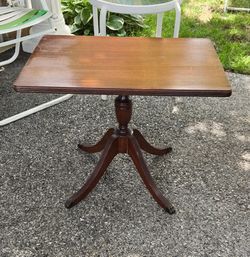 Antique side table19 high 23wide 17deep