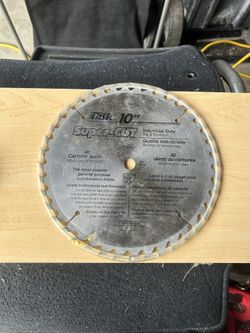 Task 10” Super Cut  40T circular saw blade