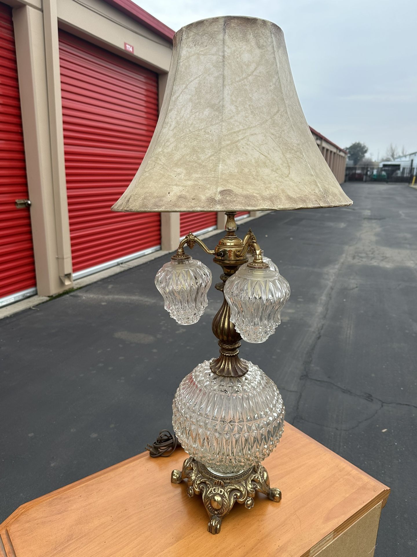 Hollywood Regency Antique Lamp