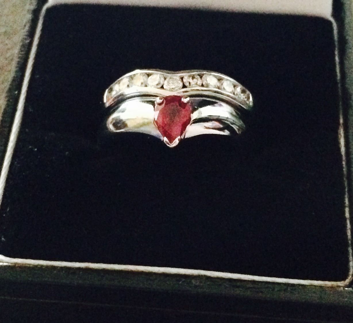 Ruby and Diamond Wedding Ring