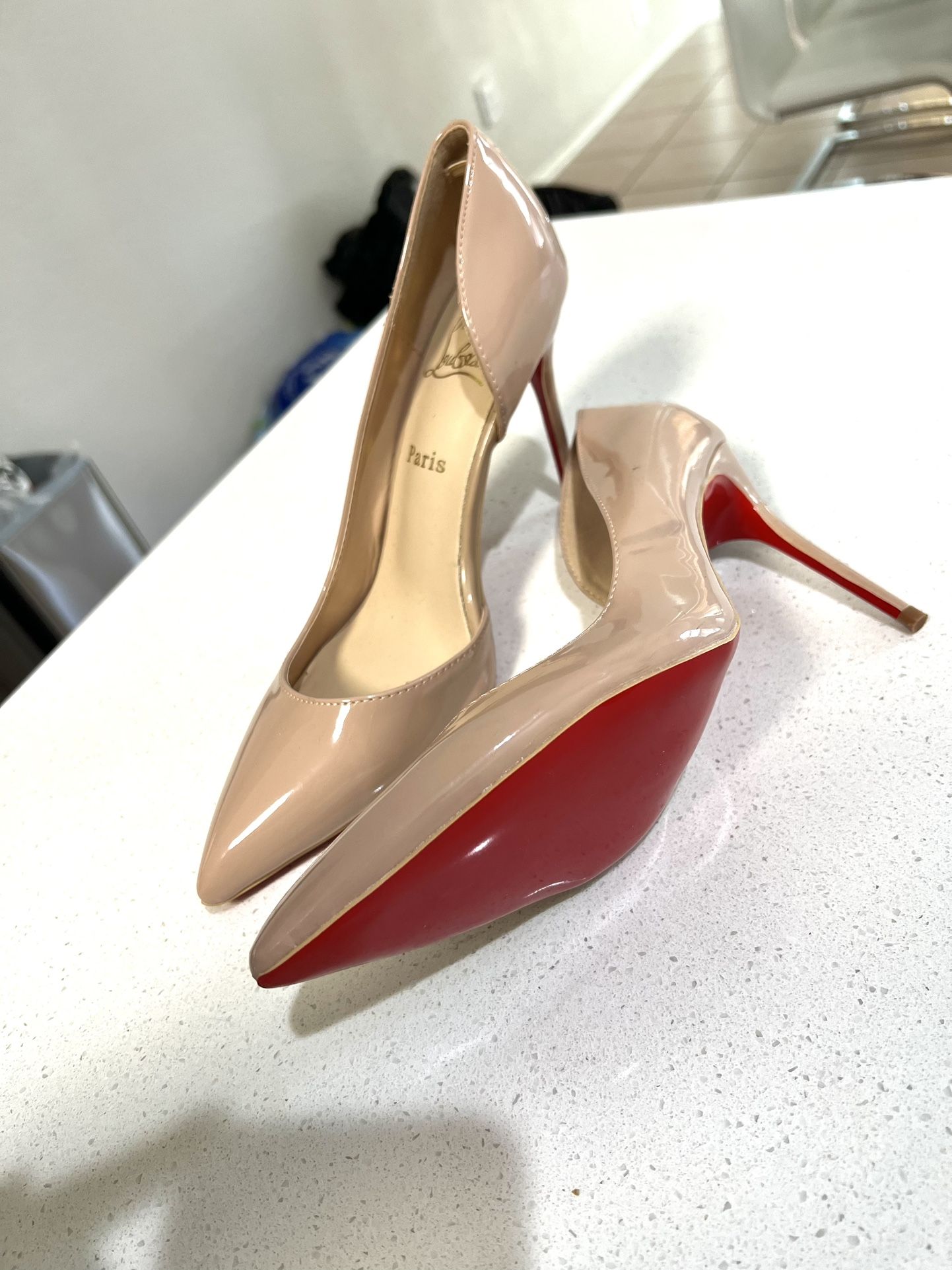 Christian Louboutin Nude Red Bottom Heels