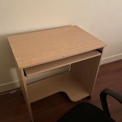 Small Beige Computer Desk 