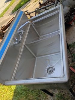 2 compartment sink