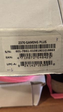 MSI Z370 motherboard