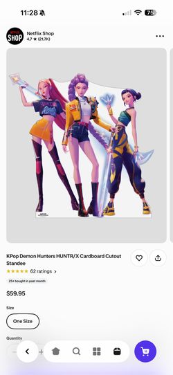 K-pop Demon Hunter cutout