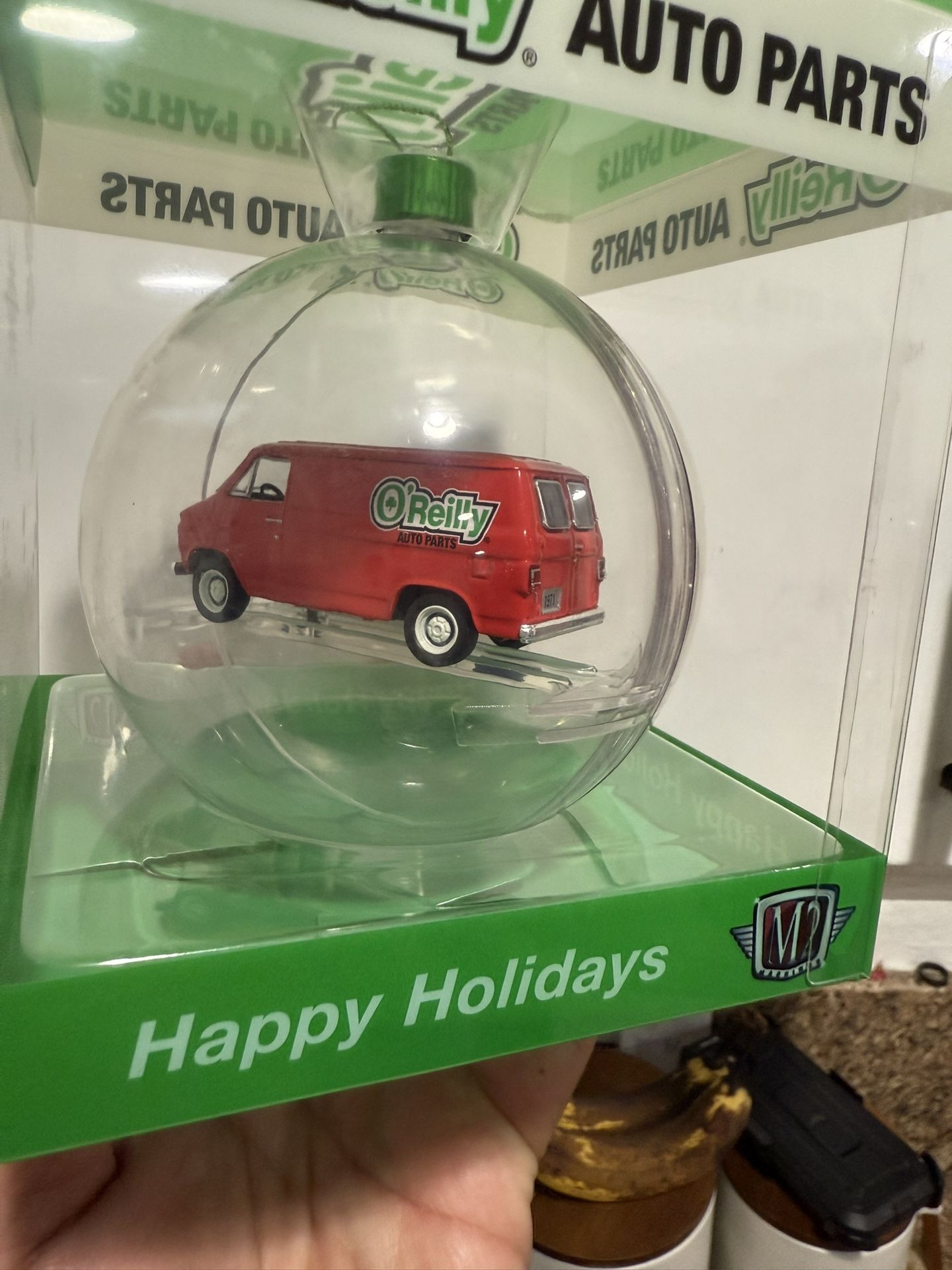 NEW 2024 M2 Machines O'Reilly's LIMITED Christmas Ornaments Chevrolet Van
