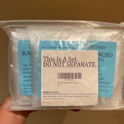 Disposable Rain Ponchos.